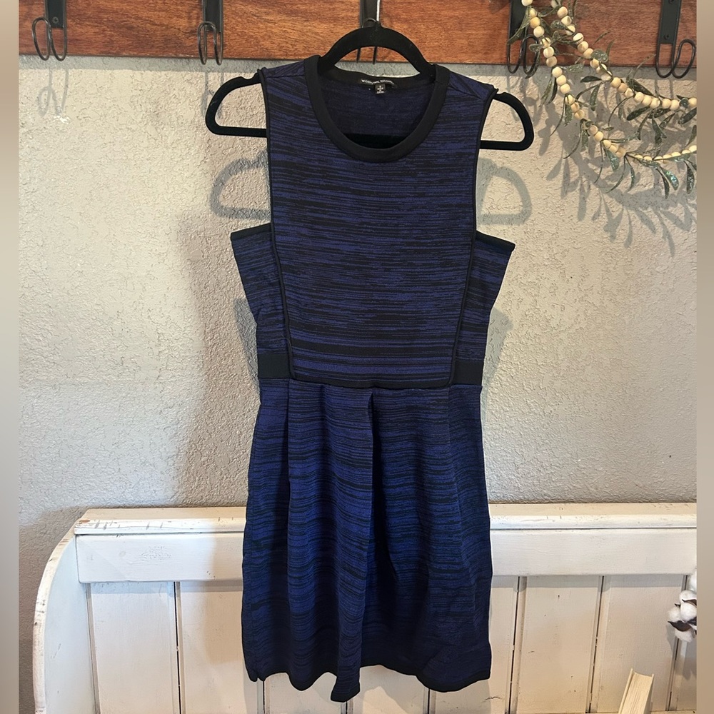 The W.G.B. by Walter Baker Women Blue Casual Dress in size S
